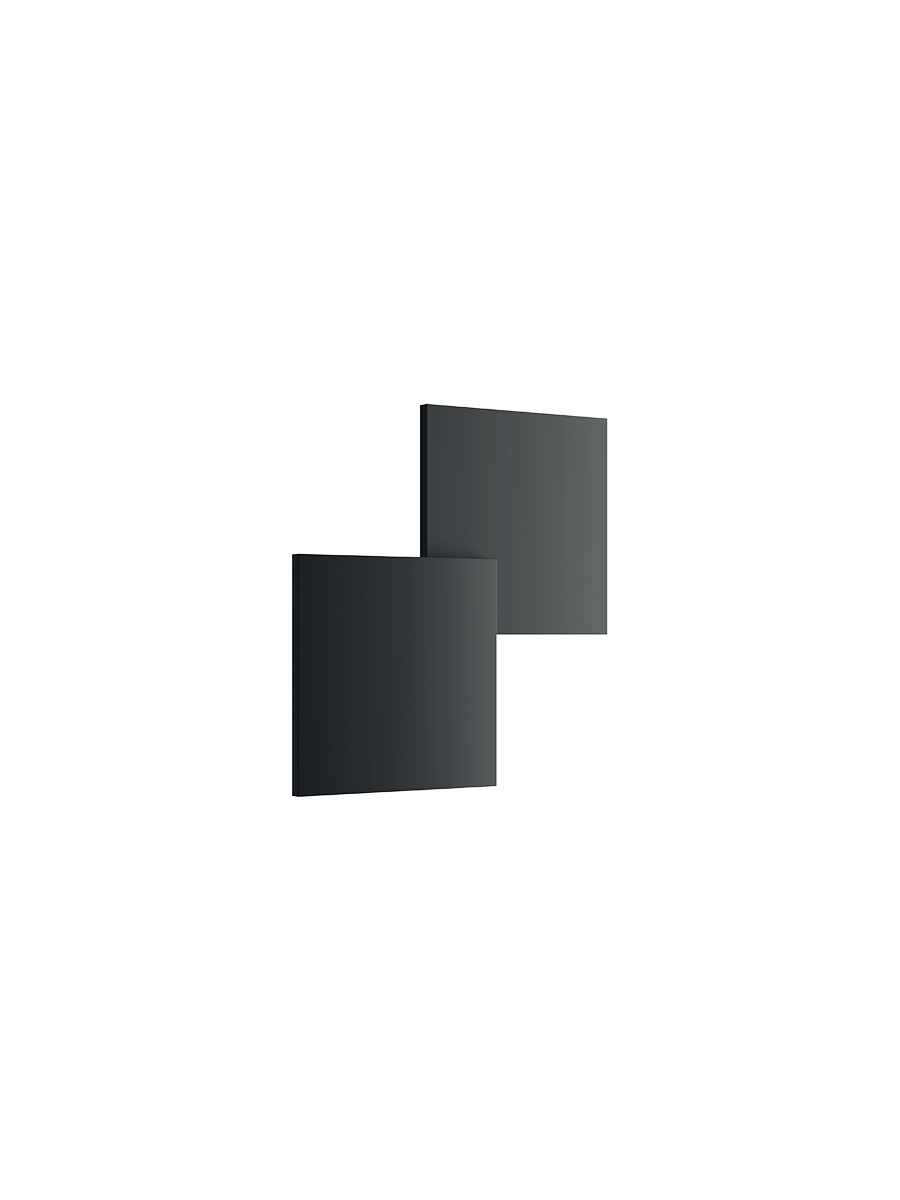 Puzzle-Double-Square-Wall-Black