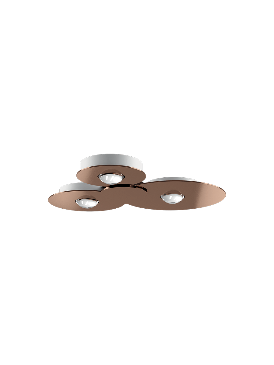 Bugia Ceiling Triple Glossy Bronze 2700K