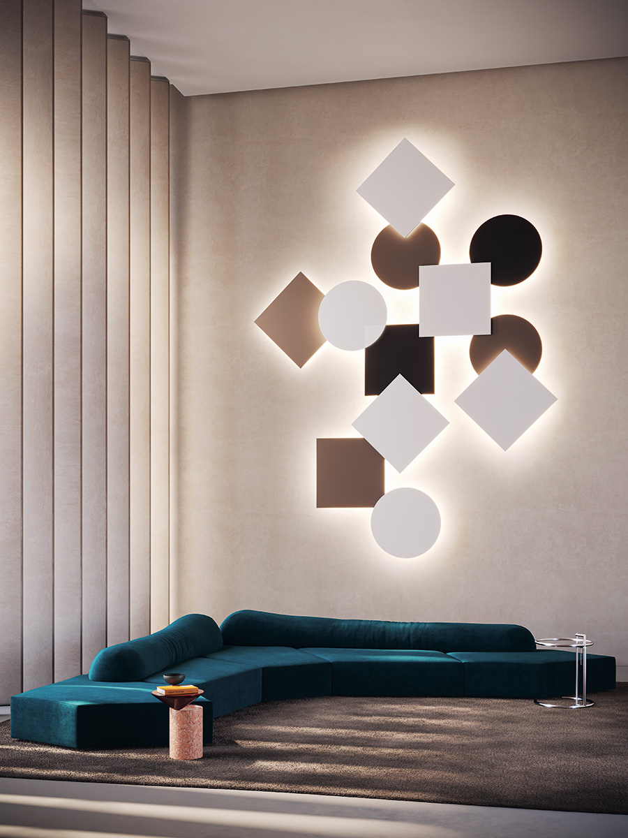Puzzle Mega, design by Studio Italia Design, Wall Lamp | Lodes