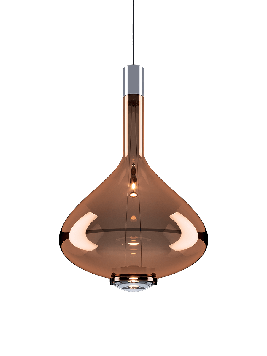 Sky-Fall Suspension Large &Oslash; 36cm Glossy Bronze 2700K