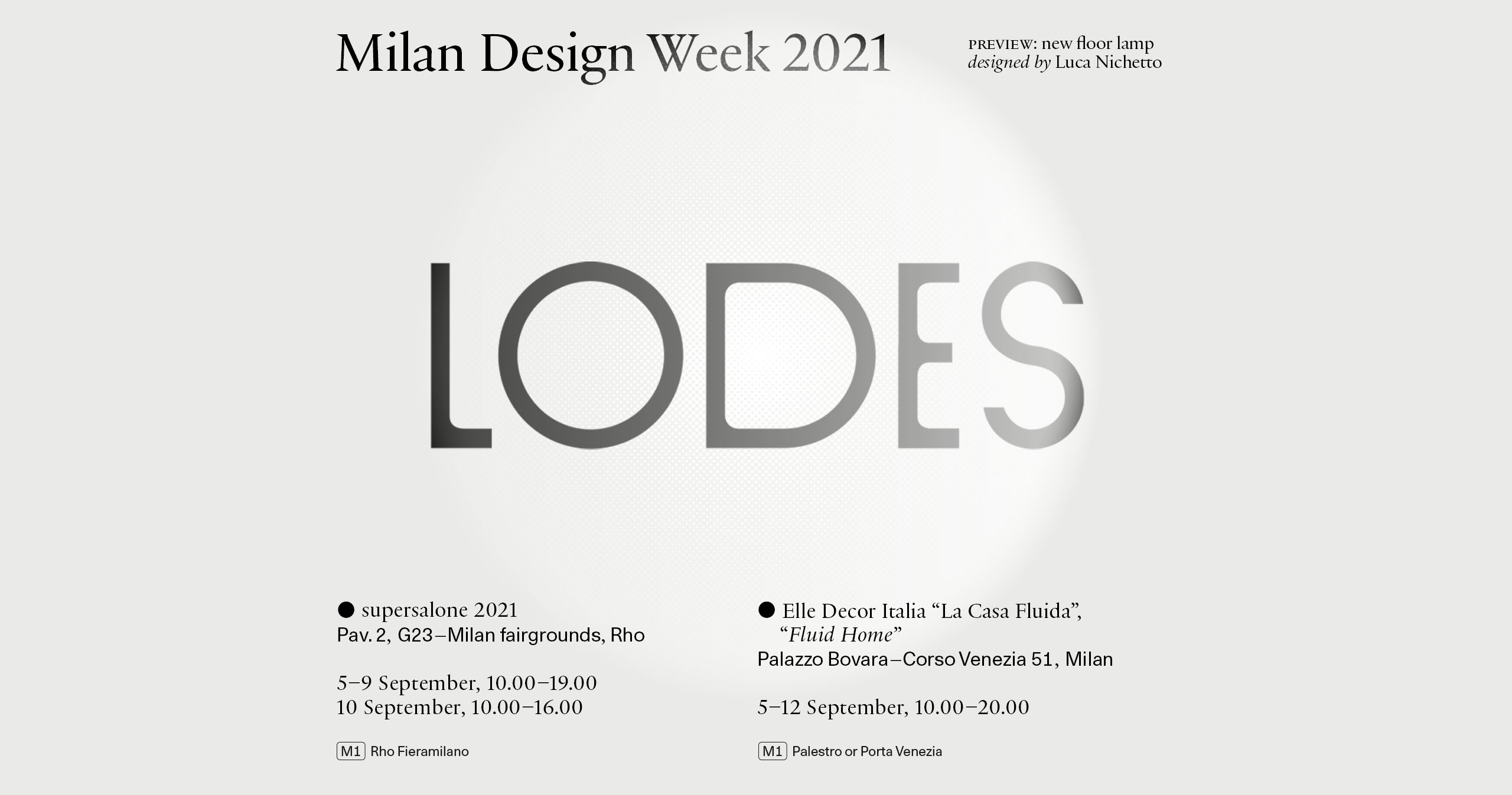 Milan Design Week 2021  Lodes - Discover our novelties