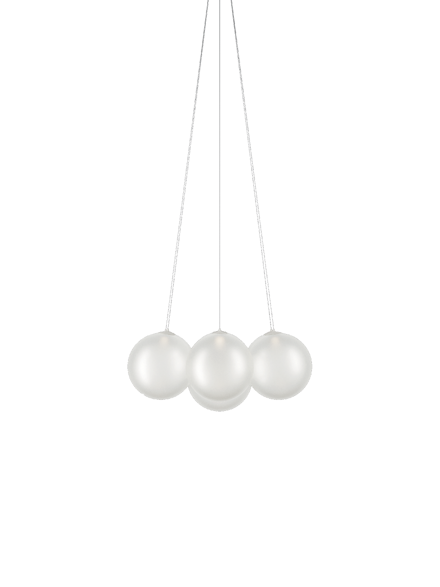 Random Cloud Pendant 7 Lights D.28 Cm / Frosted White 2700K